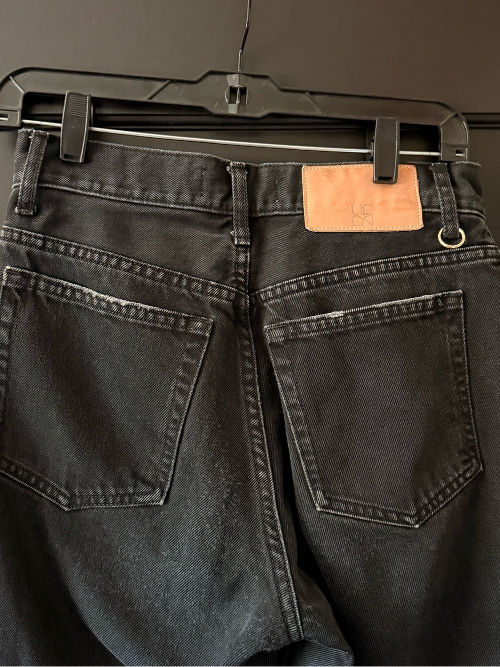 Ulla Johnson The Agnes Jean in Black Smoke Size 26 Made in USA Straight Leg Slim - Picture 6 of 15